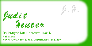 judit heuter business card